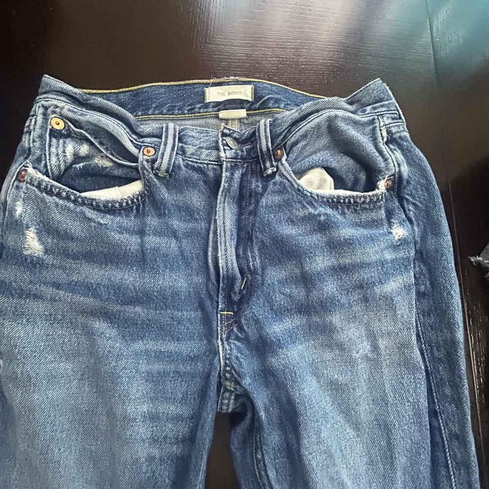 The Drop Blue Distressed Jeans